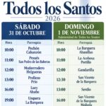 Horarios misas- Todos los Santos