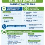 Programa semanal del 26 al 30 de octubre